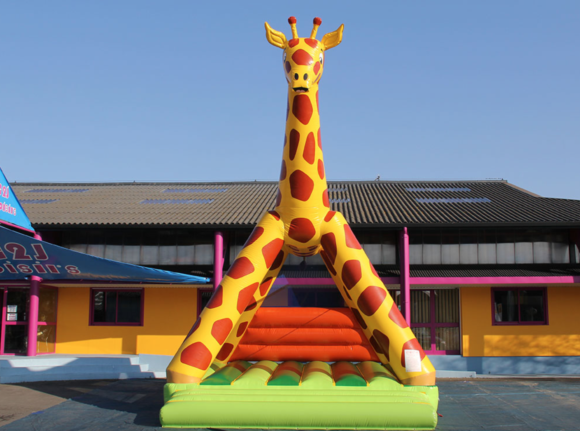 Jeu gonflable Girafe